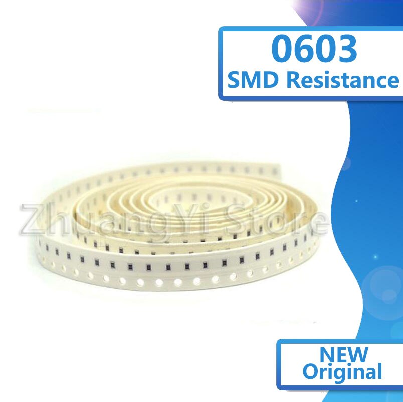 100pcs 0603 SMD 1/8W chip resistor resistors 2K 2.2K 2.4K 2.7K 3K 3.3K 3.6K 3.9K 4.3K 4.7K 5.1K 5.6K 6.2K 6.8K 7.5K