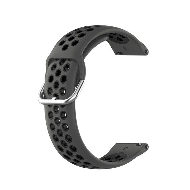 Bracelet de Sport en Silicone pour montre Garmin Forerunner 55, à dégagement rapide, accessoires de montre intelligente: Black