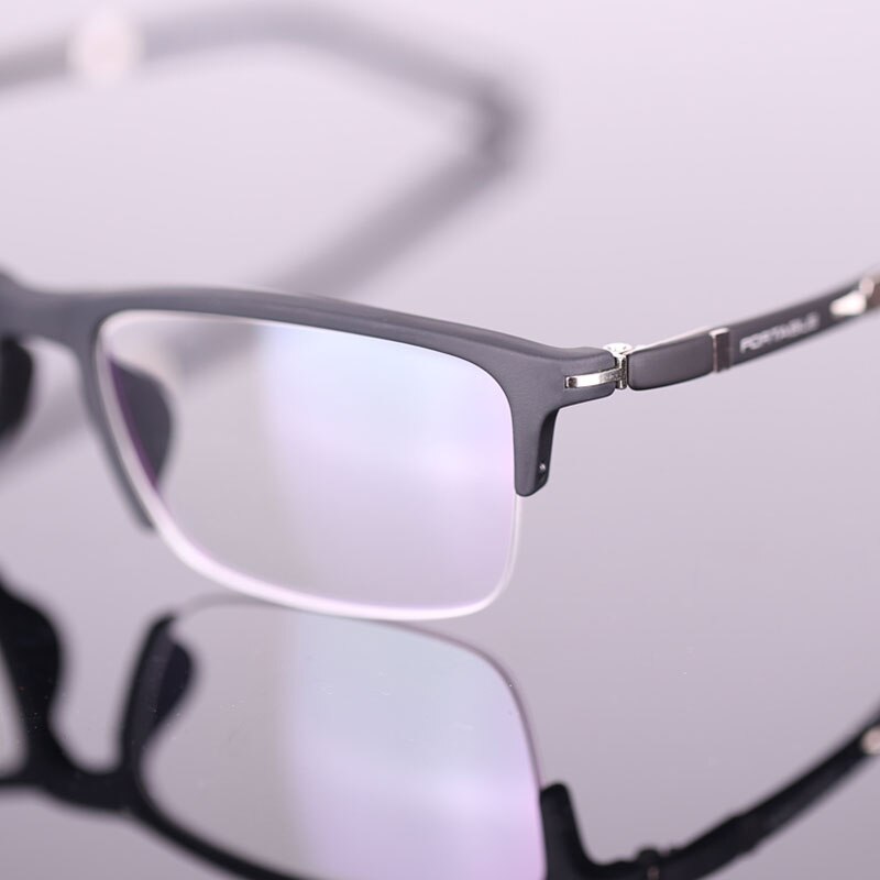 Toptical Commerciële TR90 Bijziendheid Half Bril Mannen Ultralichte Bril Business Brillen Pectacle Frame Brillen Mannen Computer
