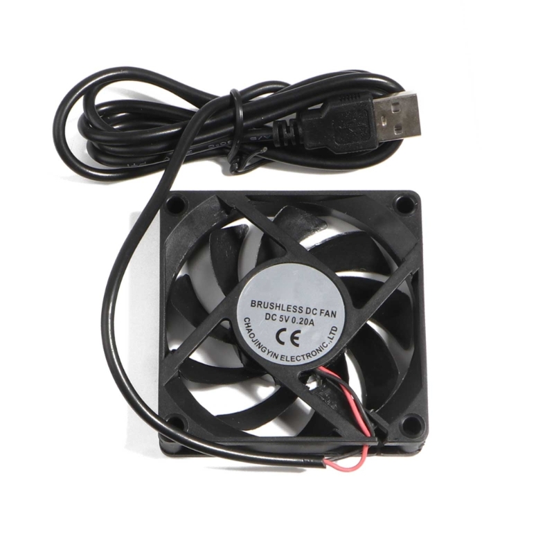 70mm Fan 7025 7015 7010 DC 5V USB Connector Quiet Cooling Fan for DIY Cooling Router Game TV Box Power Supply