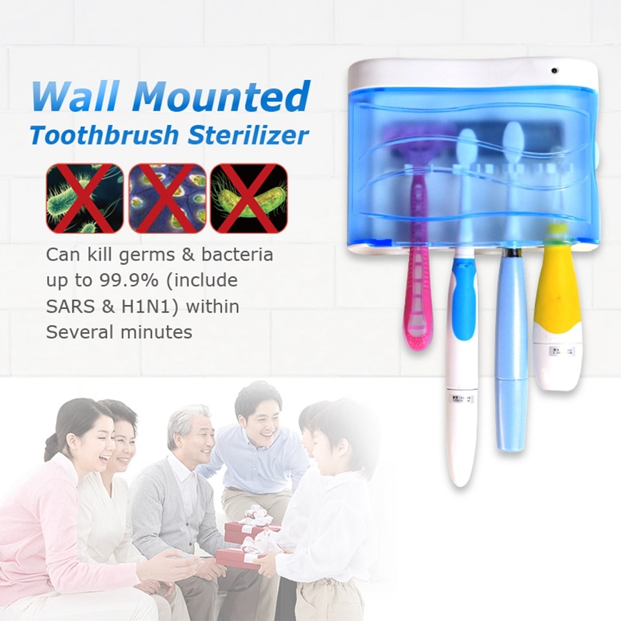 Seago Uv Sanitizer Tandenborstel Automatische Smart Timer Sterilisator Doden Kiem &amp; Bacteriën Gezondheidszorg Mondhygiëne Schoon Tandenborstel