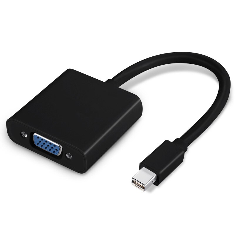 Mini Displayport Dp Naar Vga 1080P Man-vrouw M Naar F Kabel Adapter: Black