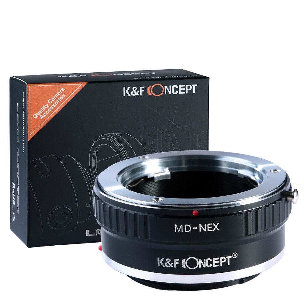 K &amp; F Concetto Adattatore per Minolta MD MC Lens per Sony E-Mount Macchina Fotografica A7R2 A7M3 A7S Sony E NEX a5000 A7II A7R a6400 a73 a7R3