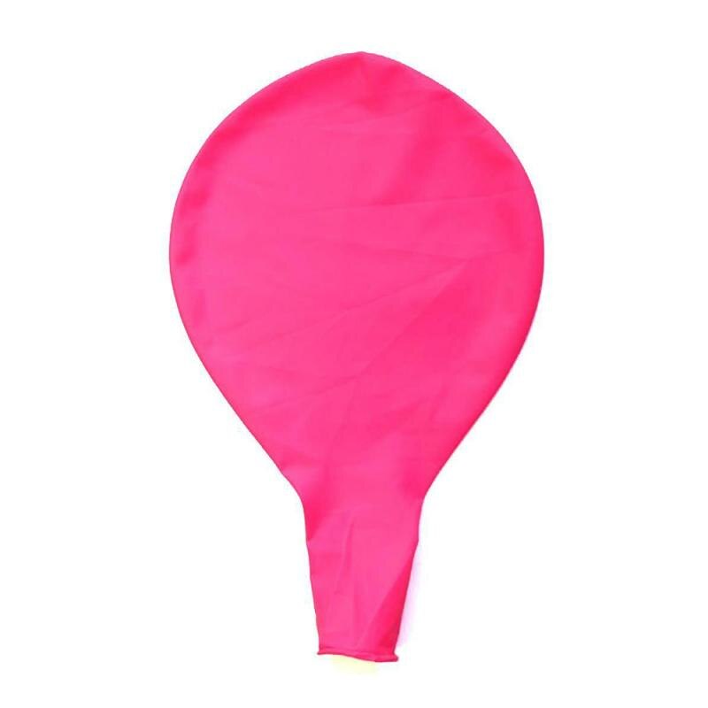1 Pc Giant Ballon 36 Inch Kleurrijke Ronde Latex Ballonnen Helium Inflable Wedding Verjaardagsfeestje Grote Ballon Decoratie: deep pink