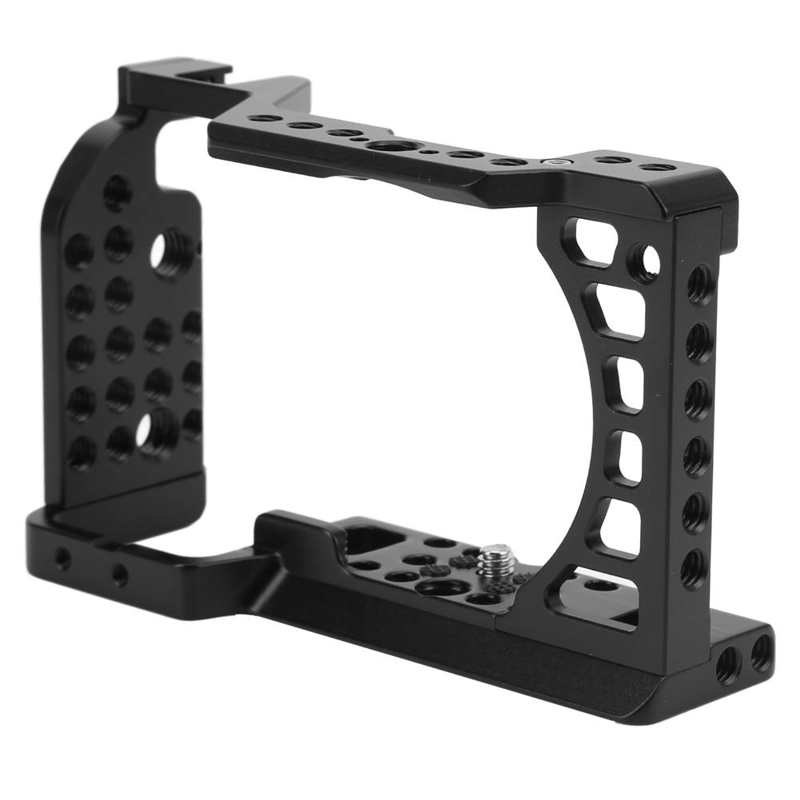 Camera Cage Rig Koude Schoen Ondersteunt Metalen Camera Kooi Voor Sony A6400 Camera