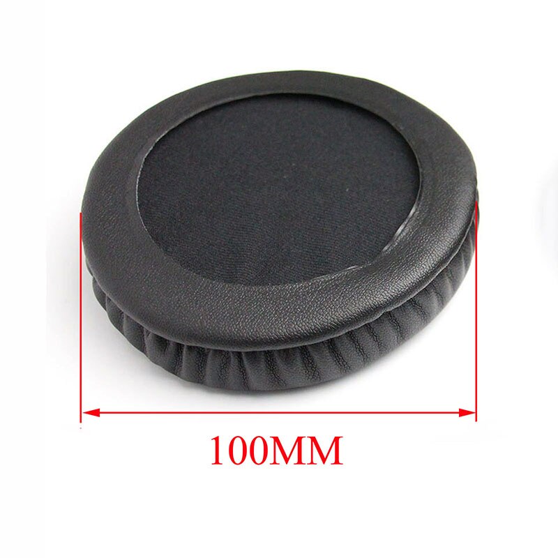 50mm 55mm 60mm 65mm 70mm 75mm 80mm 85mm 90mm 95mm 100mm 105mm Headphone Ear Pads Round PU Leather Ear Cushions Earpads: 100mm