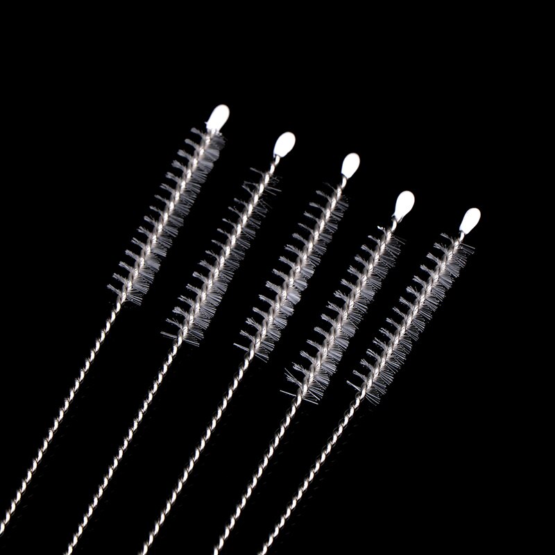 5 st multifunktionella verktyg borste spray borste vattenkokare flaskor test tvättborste renare handtag spiral mjukt hår rengöringsverktyg