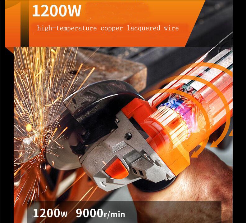 Meuleuse D'Angle Sans Balais 21V - Moteur Électrique + Batterie - Neuve