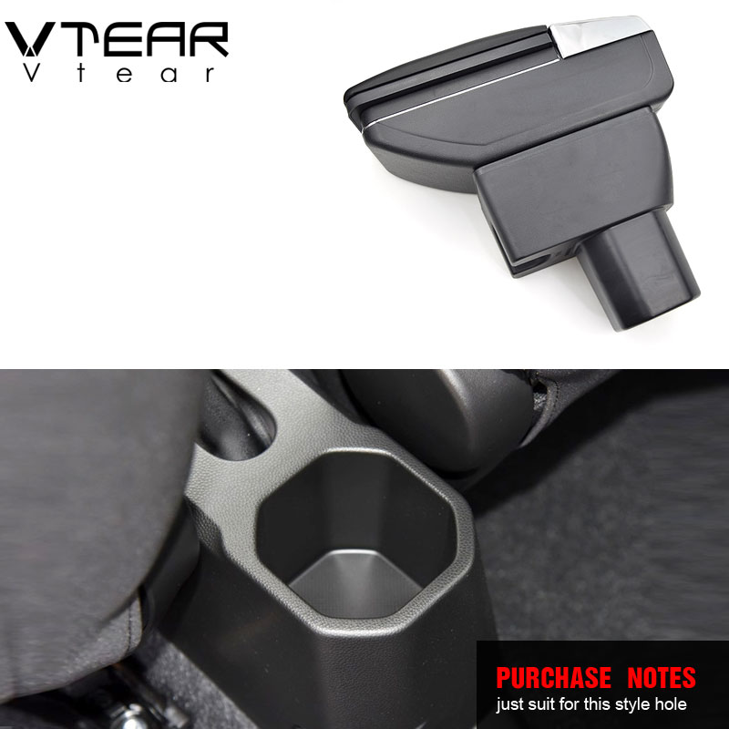Vtear Voor Suzuki Ignis Armsteun Auto Arm Rest Accessoires Lederen Opbergdoos Center Console Decoratie Interieur Onderdelen Auto