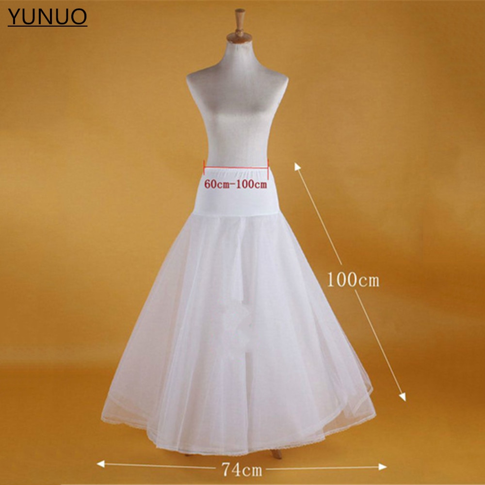 YUNUO Braut Band Felsen Hochzeit Petticoat Zubehör Krinoline Unterhose Weiß: 5