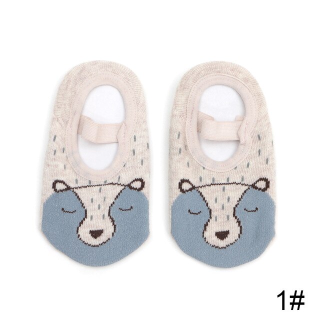Molixinyu Baby Vloer Schoenen Voor Meisjes En Jongens Mode Warm Anti-Slip Kinderen Vloer Sokken Leuke Dieren Cartoon Katoen baby Sokken: a6 / 1-3 years