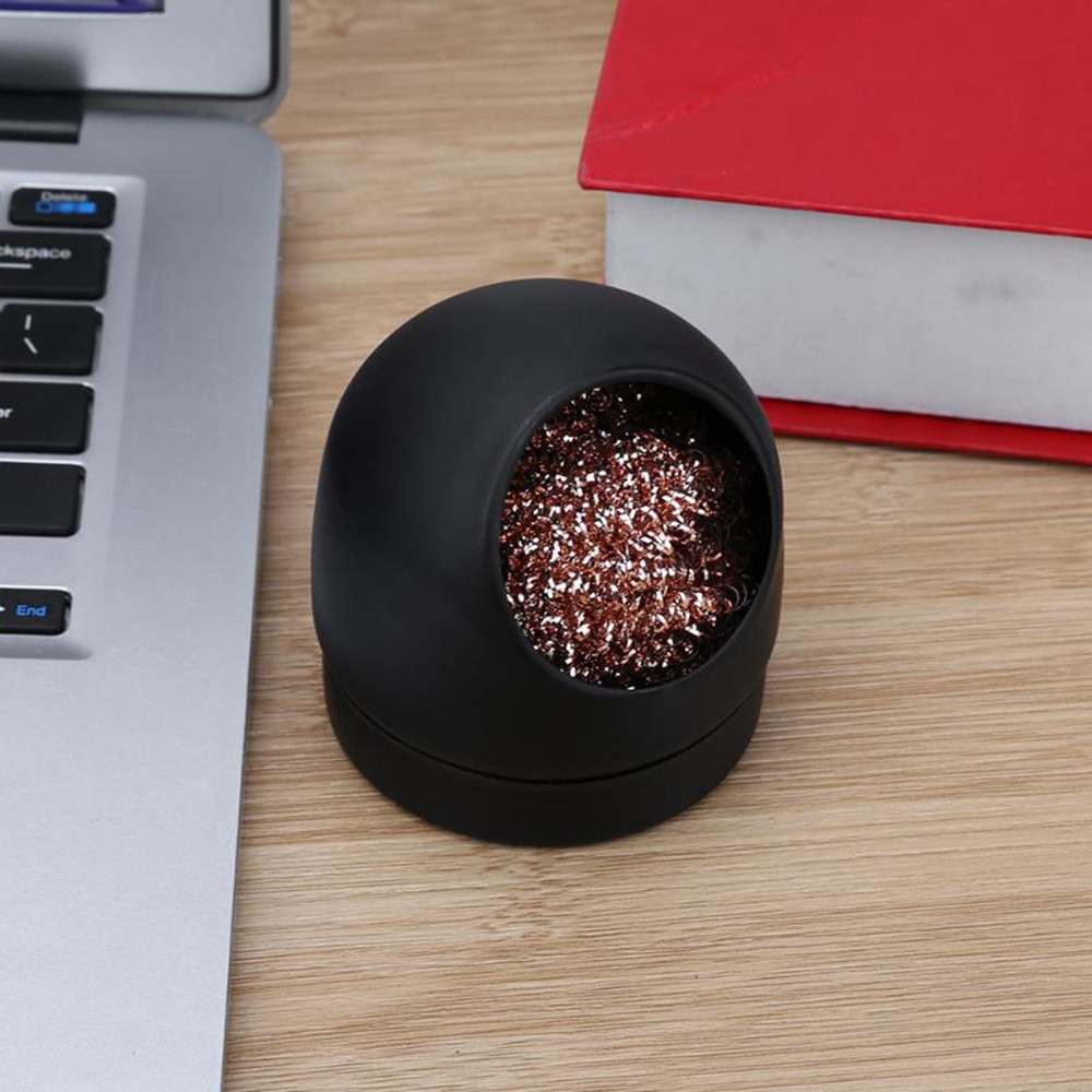 Electric Iron Cleaner Welding Soldering Solder Iron Tip Cleaner Remove Tin Cleaner Brass Wire Sponge Balls#25