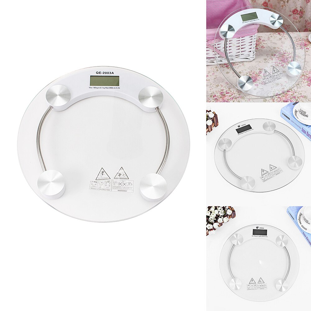 Toughened Glass Electroni Digital Body Scales 150KG Bathroom Gym Smart Scales LCD Display Body Weighing Digital Weight Scale