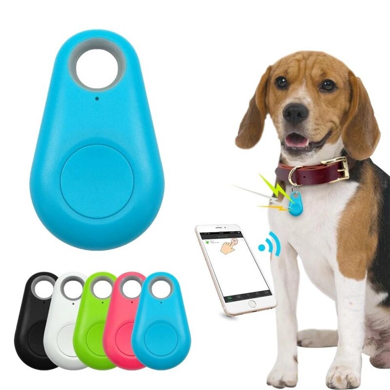 1PC Anti-Lost Bluetooth Tracker Pet Smart GPS Locator Tracer for Dog Cat Kids Wallet Key Car Finder Anti Lost Alarm