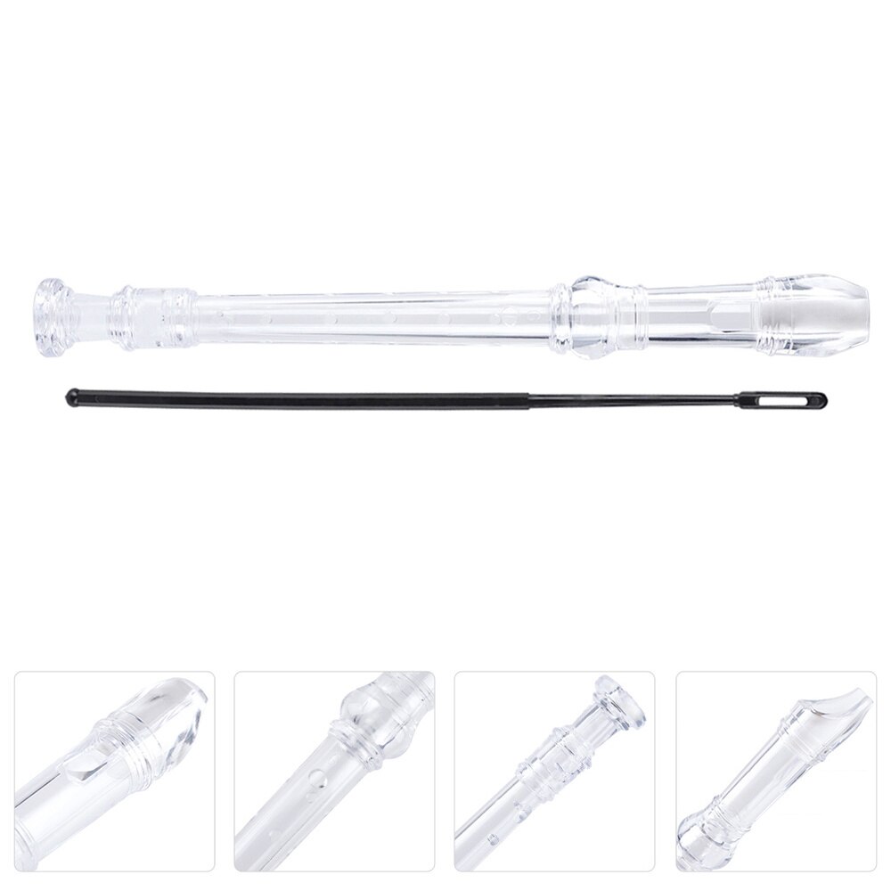 1 Set Premium Abs Fluit Recorder Fluit Met Instructie En Reiniging Staaf