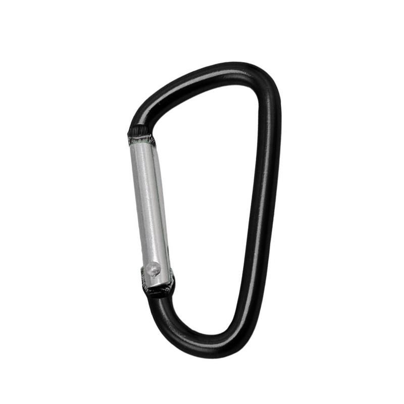 D Clip Carabiner Snap Spring Clasp Hook Keyring Camping Small Keyring Snap Karabiner Carabiner Carabina Hook Locking Clip H5Y1