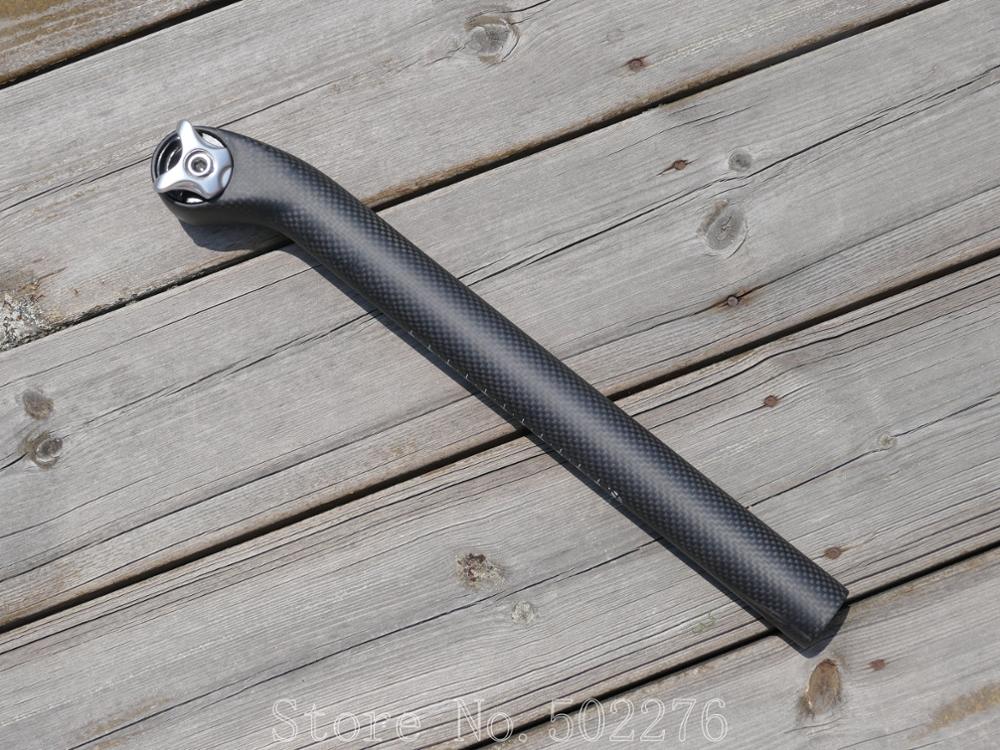 Sp -4 full carbon glossy matt fiets aero zadelpen mtb racefiets all bicycle zadelpen 31.6mm / 27.2mm