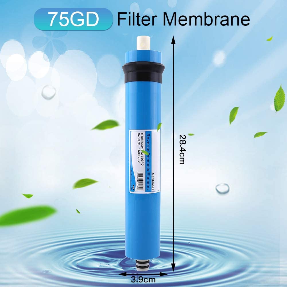 Zerodis – filtre à Membrane pour osmose inverse, élément filtrant à eau 75 gd/s, 2 pièces