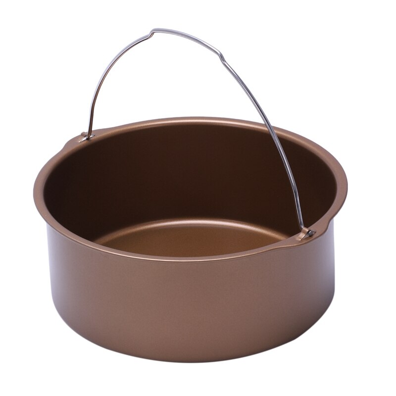 1pcs Air Fryer Non-Stick Baking Barrel Cake Pan-Power Air Fryer Baking Barrel