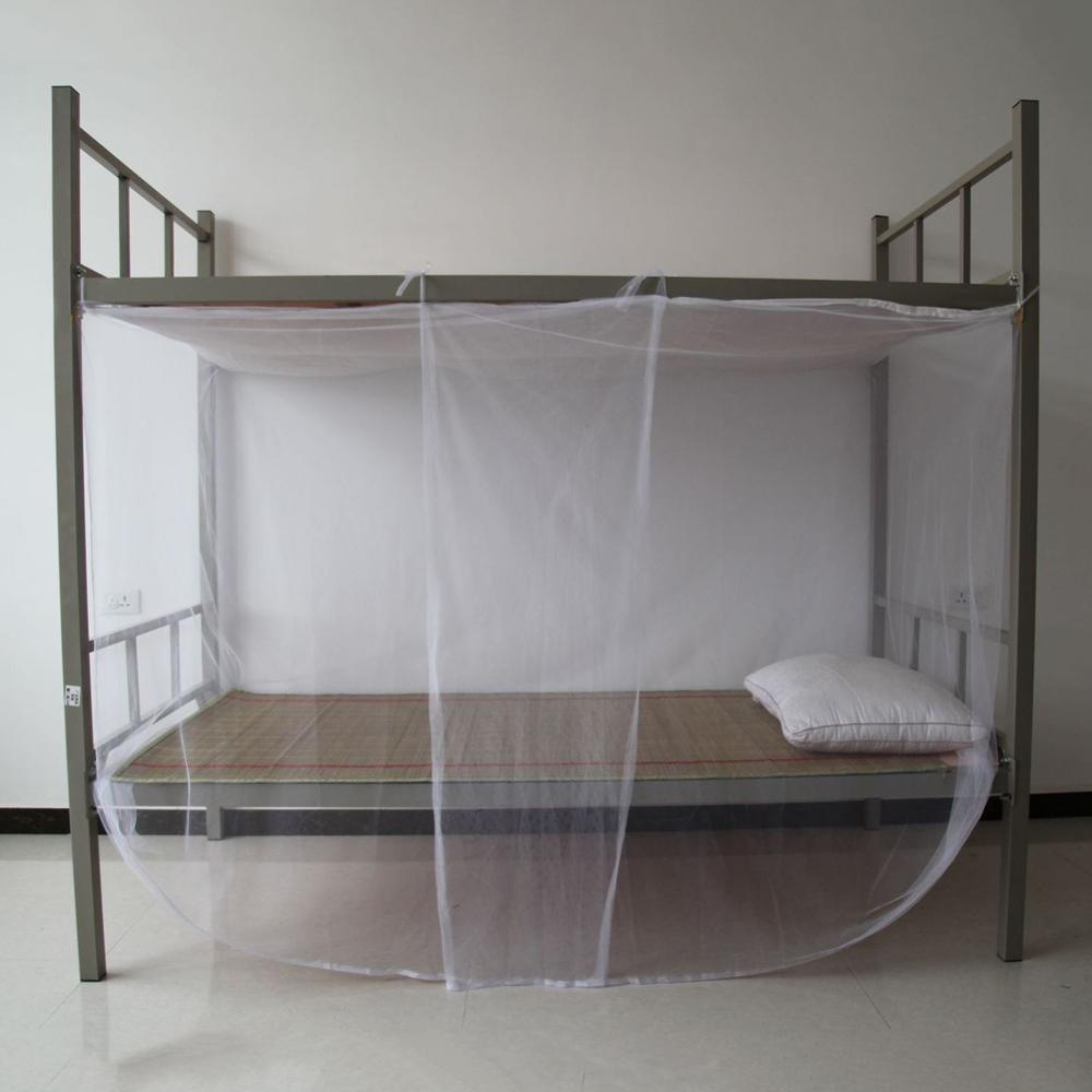 Moustiquaire pour lit superposé, moustiquaire carrée, protection contre les insectes pour la maison et les voyages, bonne circulation d&#39;air, f