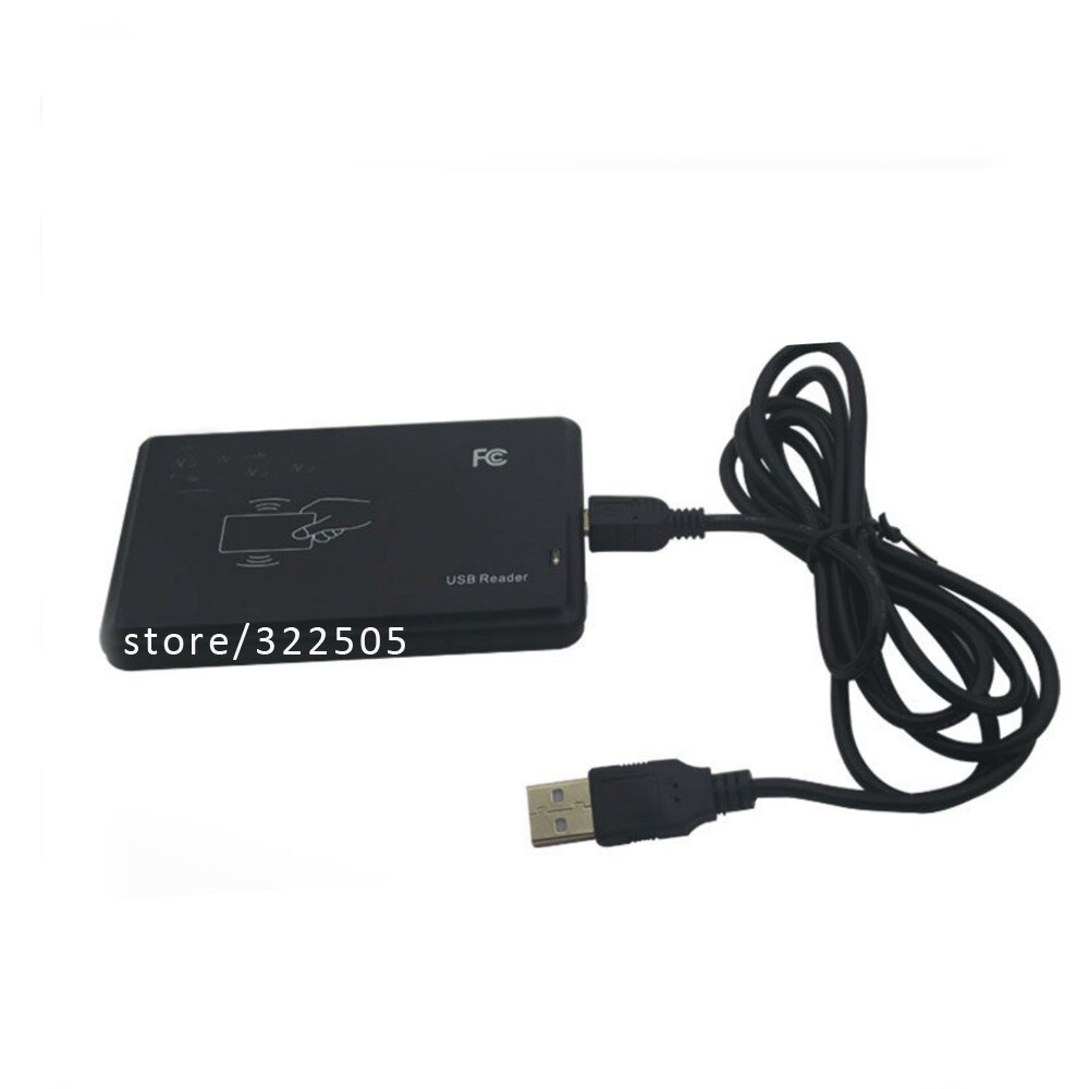 15 kinds format ouput USB 125KHZ RFID Reader EM4100 TK4100 125khz ID Contactless Card Support