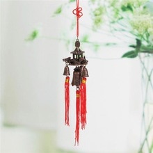 4 Tube Windchime Chapel Church Bells Wind Chimes Outdoor Antique Amazing Grace Deep Resonant Door Hanging Year Decor