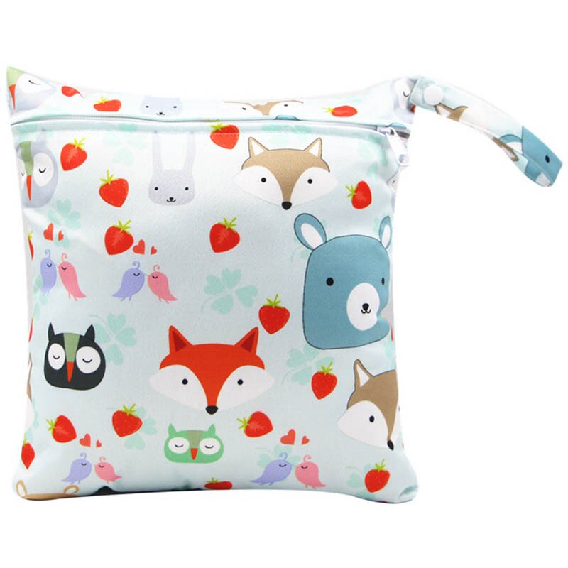 Baby Windel Tasche Reißverschluss Multifunktionale Lagerung Tasche Gedruckt Wasserdicht Nass Trockenen Windel Reißverschluss Handtasche Kinderwagen Zubehör Atmungsaktiv: 124