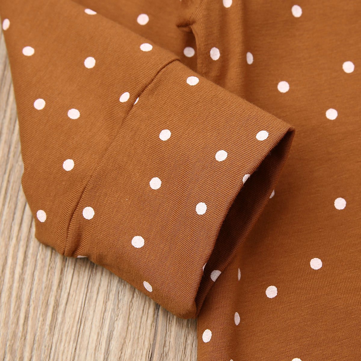 Cute Newborn Baby Boy Girl Long Sleeve Polka Dot Cotton Romper Jumpsuit Playsuit Outfits Baby Clothes
