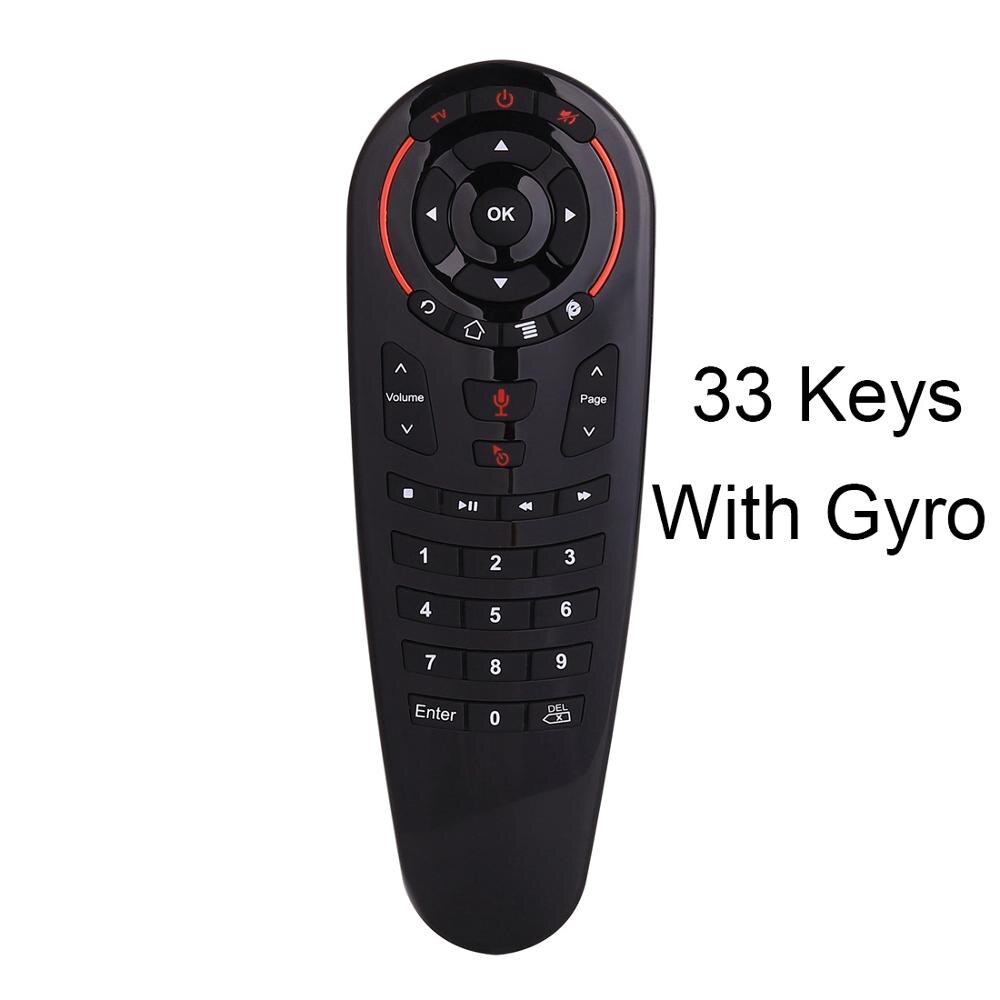 L8star G30 G30S air mouse programme à distance IR apprentissage RF 2.4G 433 sans fil clavier contrôle pour Android 9.0 Smart TV box voix: Default Title