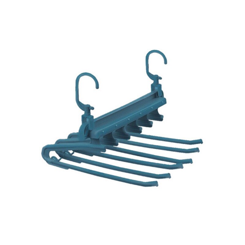 Opvouwbare Broek Rack Planken Multifunctionele Broek Hangers Ruimtebesparend Multi Broek Hanger: 8