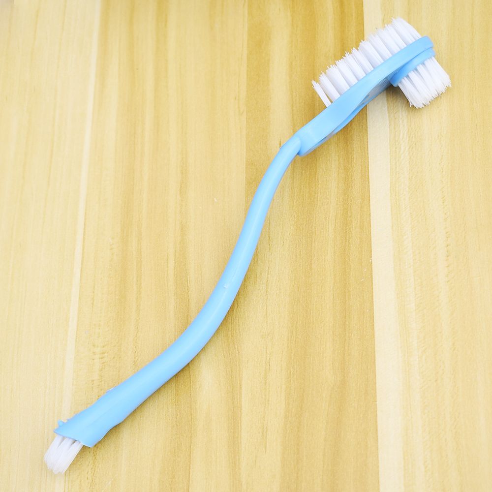 1 PC Praktische Dubbele Hoofd Lange Handvat Schoen Borstel Cleaning Borstels Wassen Poetsen Thuis Schoon Gereedschap