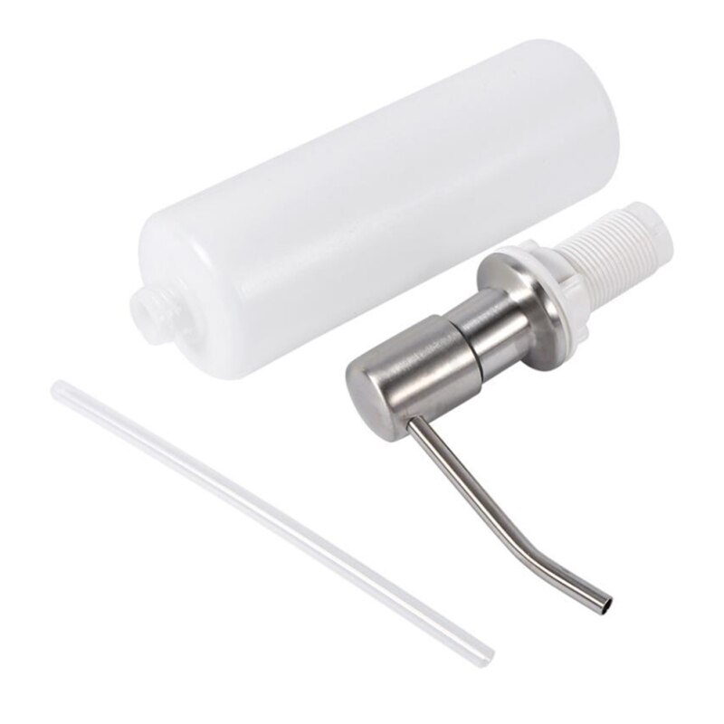 Aanrecht Hand Zeepdispenser rvs Vloeibare Zeep Dispensers PP Plastic Fles Te Vullen Keuken Accessoires
