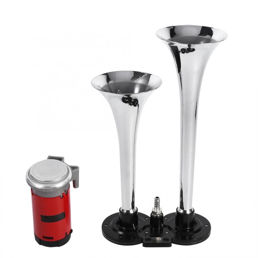 150dB Compressed Air Horn Air Horn Fanfare 2-tone Supercharged for Truck Ship SG
