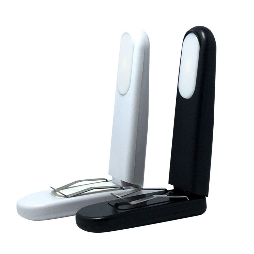 2 stk. ledet-leselampe med klips, lysstyrkejusterbar 90 °, vilkårlig bøybar, bokmerkeleselampe, øyepleie, mykt lys, mini nattlys