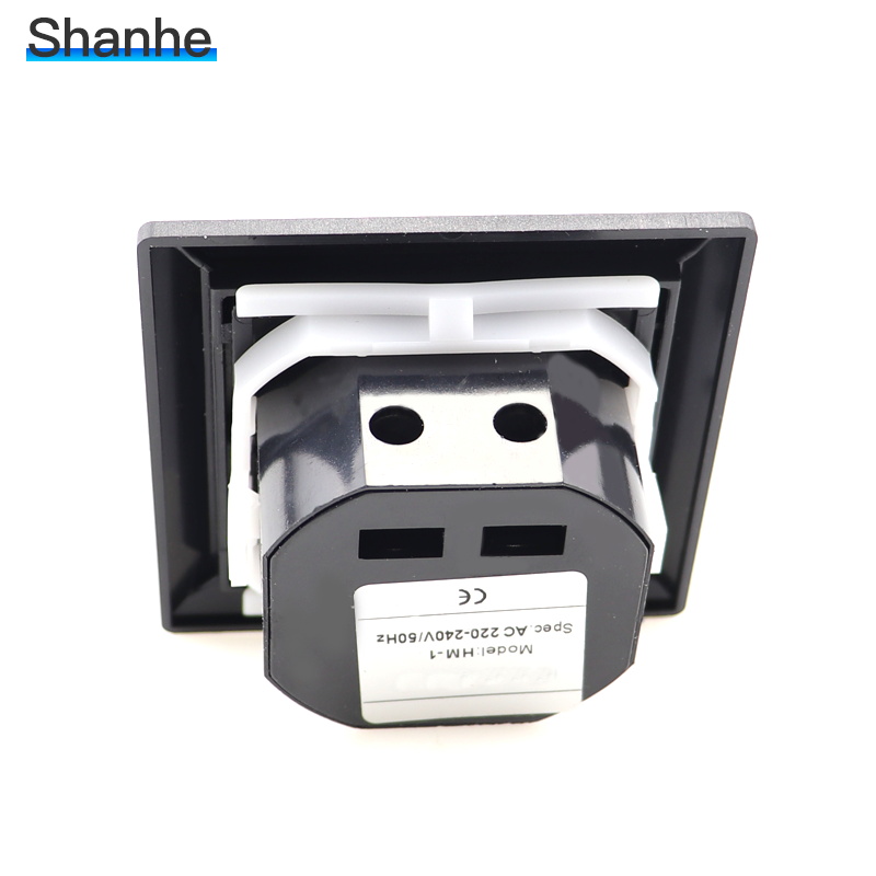 With (without) Reset Button Timer Square Counter Digital 0-99999.9 Hour Meter Hourmeter Gauge Hour Meter