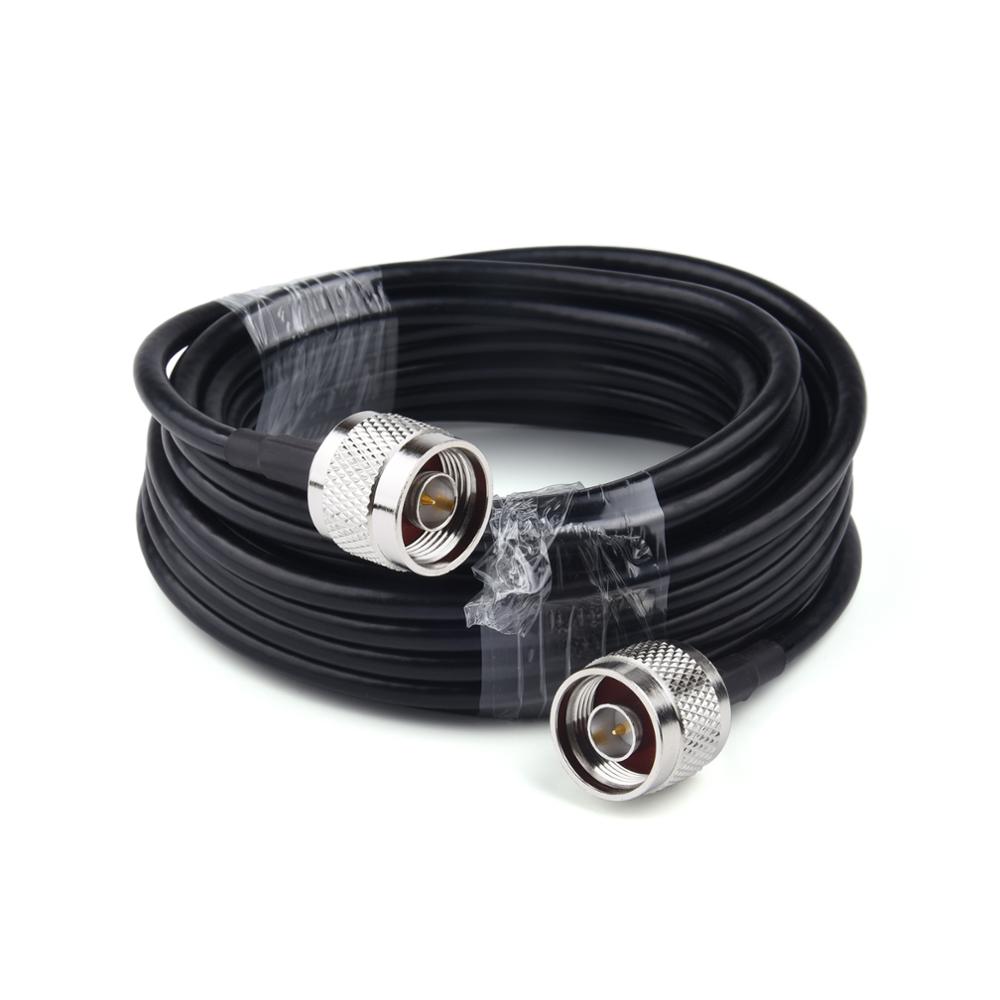 1-20M RG58/50-3 RF Coaxial Cable N Male to N Male Wire Radio Extension For 4G LTE Cellular Amplifier Signal Booster Antenna