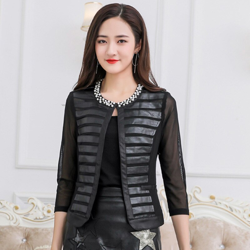 Leather Jackets Women Black Short Pu Leather Jackets Female Spring Autumn Bikers Coats Outerwear jaqueta de couro