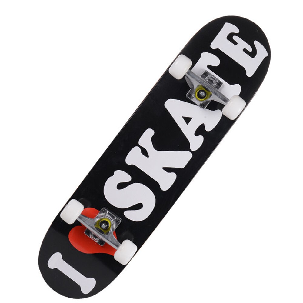 31 cal ulicy klon deskorolka dla dorosłych na cztery koła ze stopu ze stali podwójnie pochylenia deskorolka drukowane wzory długa deska dla początkujących dla nastolatków prezent: 04