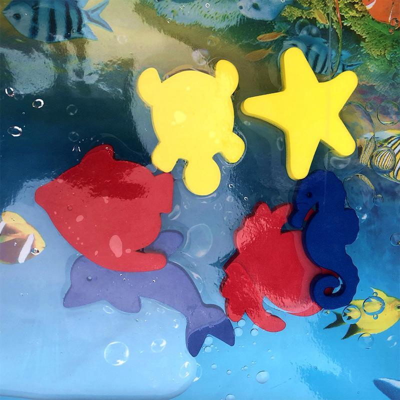 Baby Water Playing Mat Inflatable Aquarium Tummy Time Toy Water Cushion Infants Toddlers Water Fill Prostrate Water Mat Pad