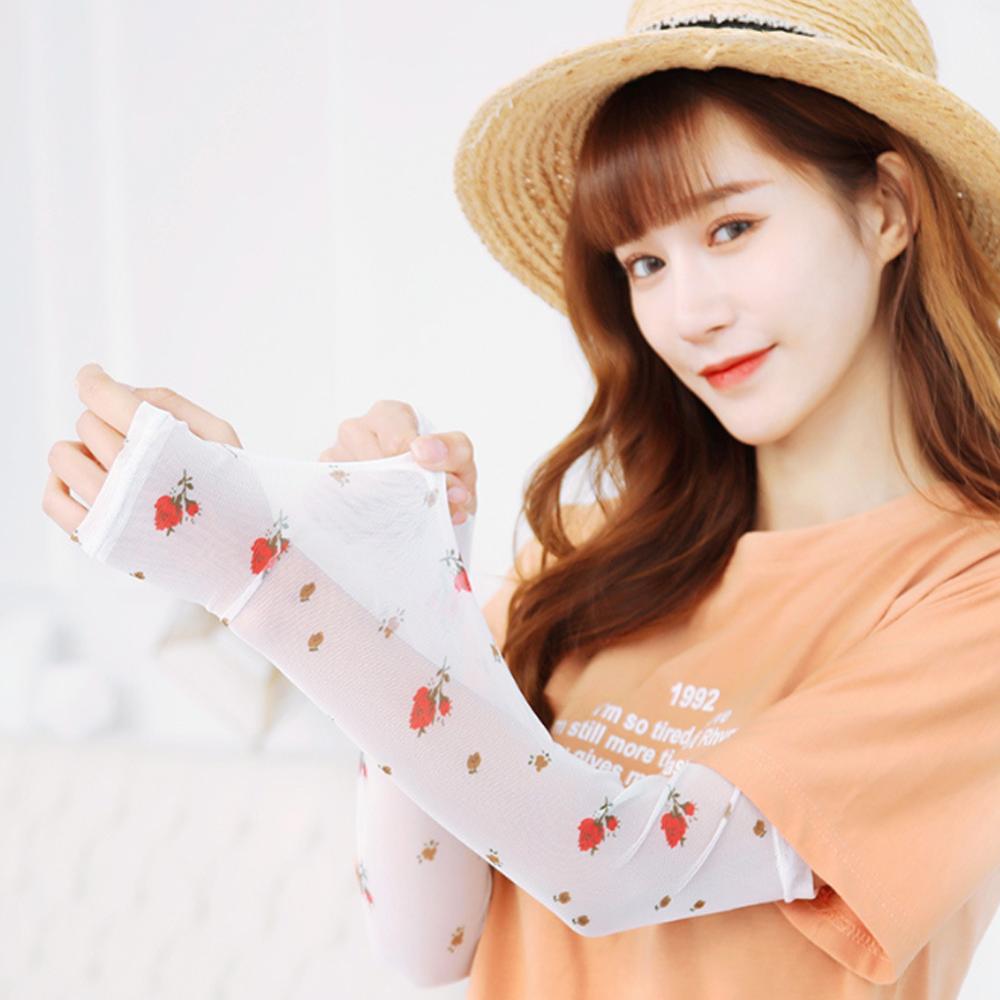 Manchettes d'été colorées pour femmes, protection contre les uv et le soleil, idéales pour le cyclisme, la course à pied, la pêche, l'escalade et la conduite