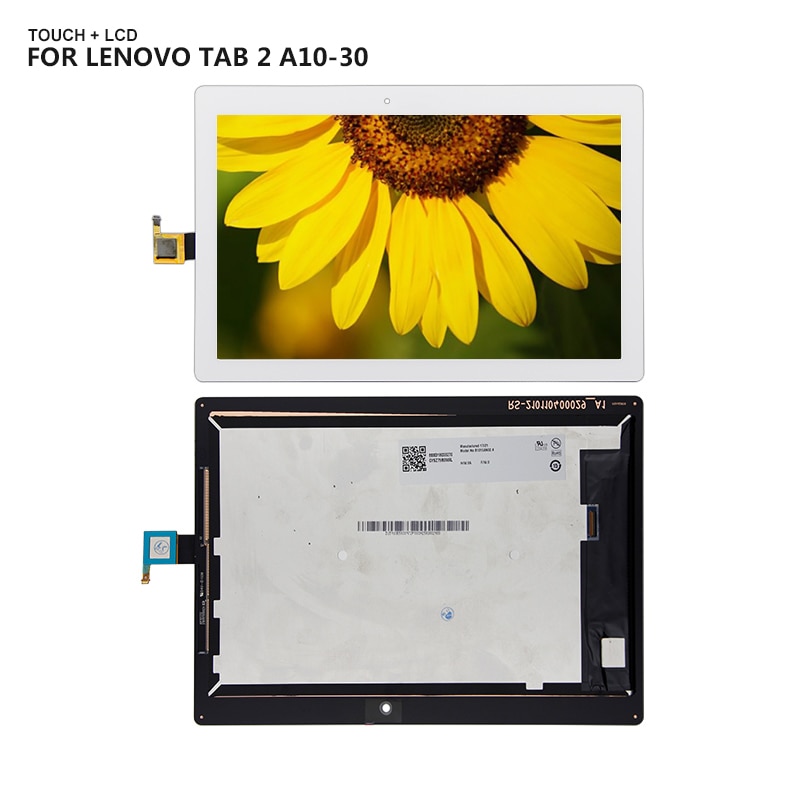 Para Lenovo Tab 2 A10-30 YT3-X30 X30F TB2-X30F TB2-X30L a6500 Panel de pantalla LCD Combo pantalla táctil Sensor de vidrio piezas de repuesto