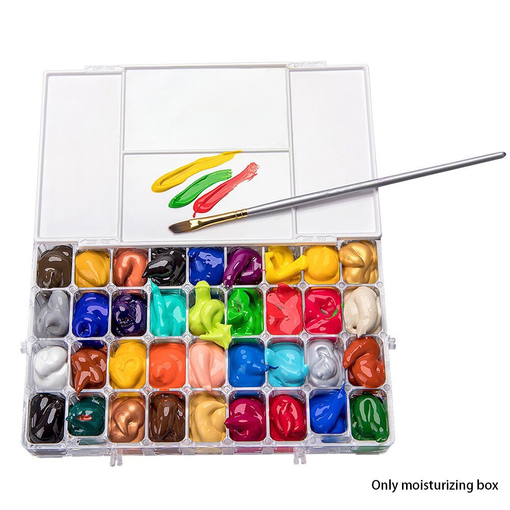 Peinture outils plateau de rangement vide aquarelle Palette boîte étanche pour débutant Arts multifonction étudiants voyage Portable