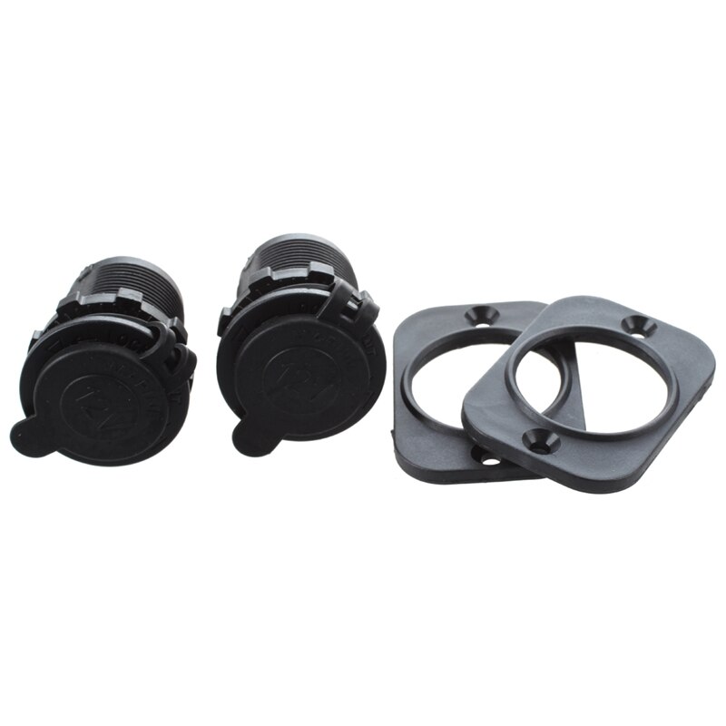 2 X Stopcontact 12V Sigarettenaansteker Plug Verzonken Voor Auto Moto Boot