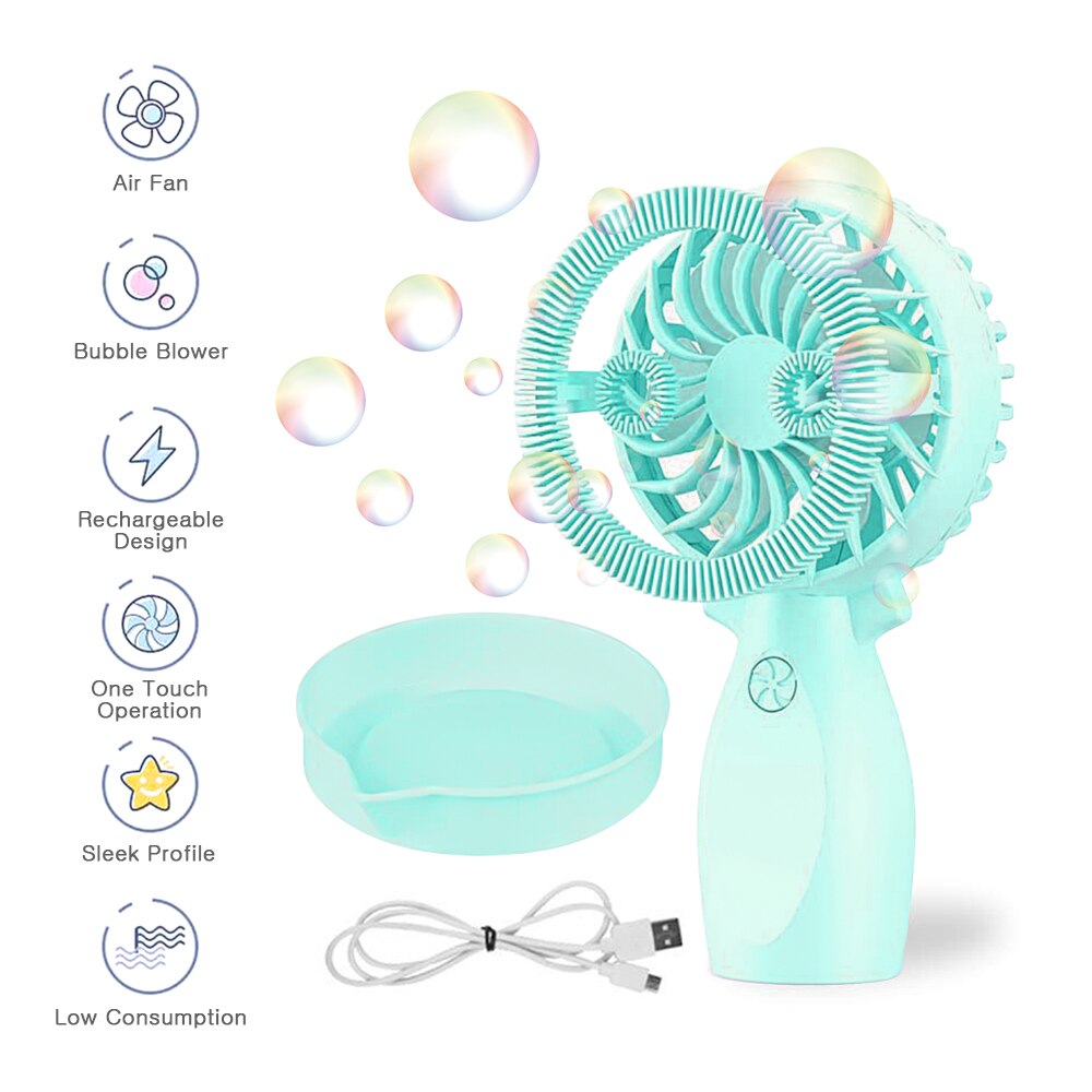 Bubble Camera Music Bubble Machine Bubble Machine with LED Light Automatic Camera Shape Bubble Toy Bubble Blower: Blue