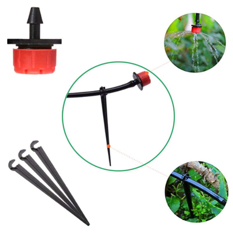 82ft Micro-Drip Irrigation Kits Garden Irrigation kit, 1/4 inch Blank Distribution Tubing Irrigation Sprinkler System Kit DIY