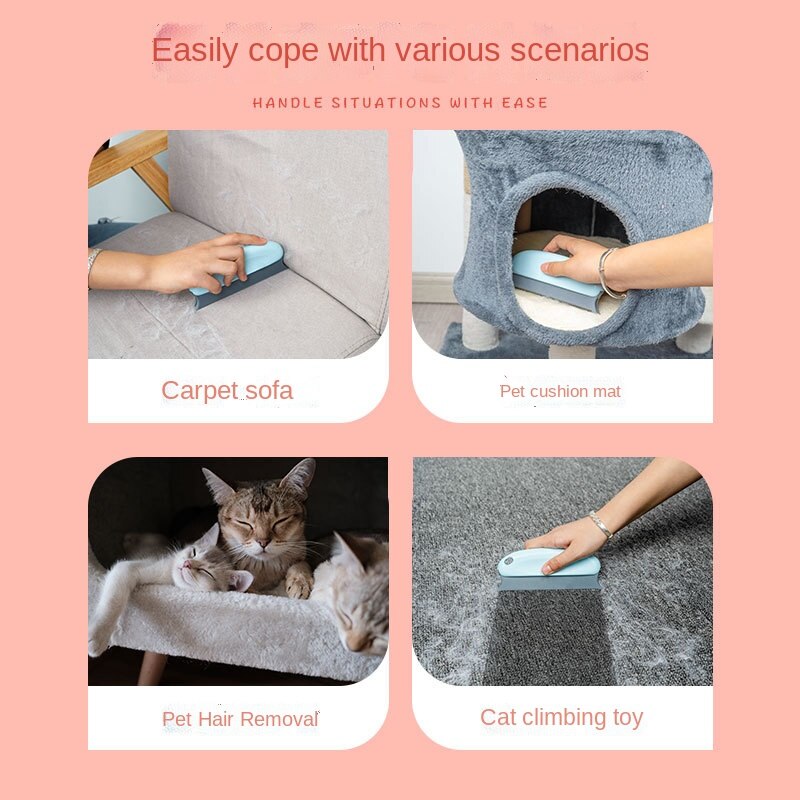 Pet hair scraper cat comb shell comb cat hair remover pet hair brush pet hair removal shaving cleaning brush