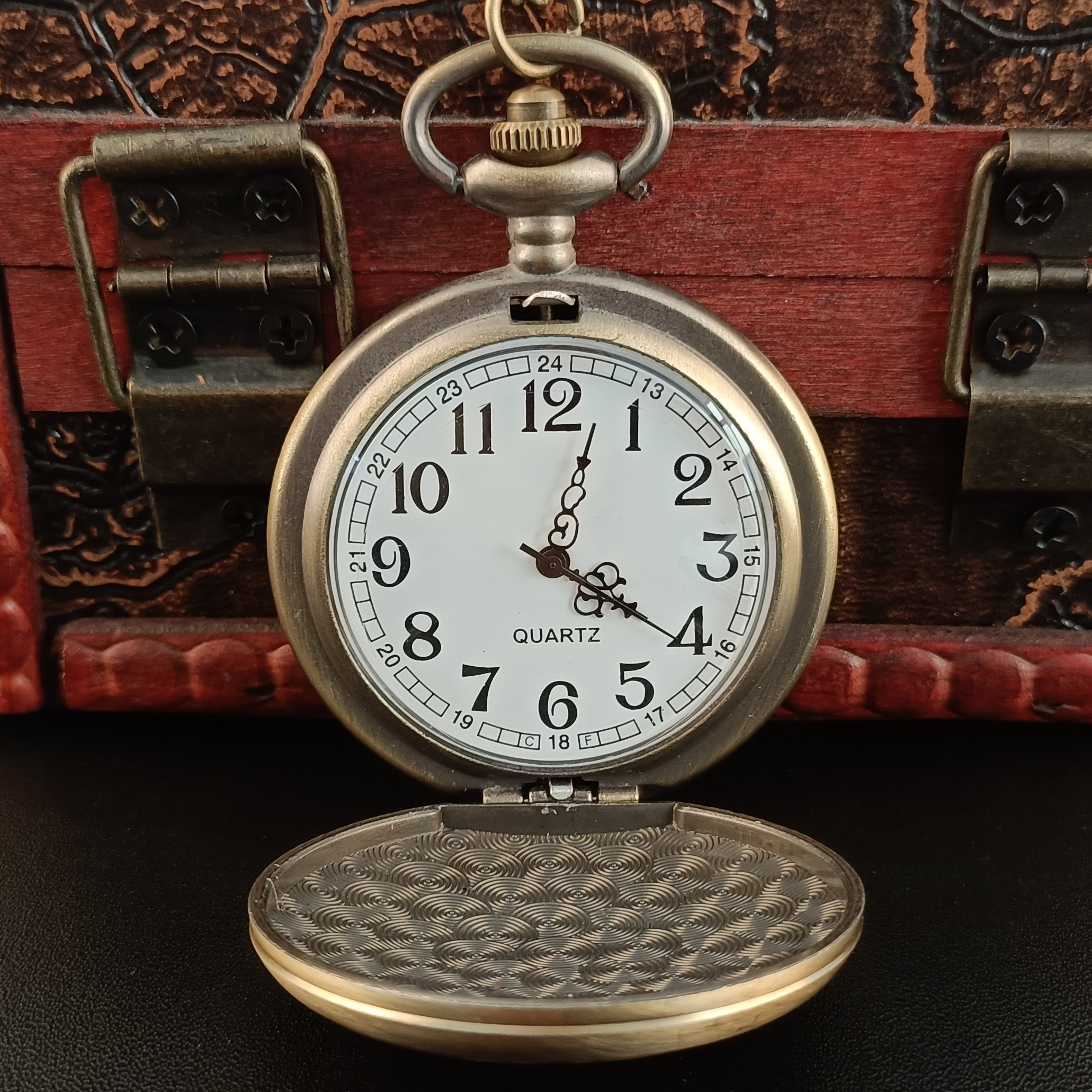 Relojes de bolsillo de bronce antiguo de Jade a la para mujer, señora, amiga, madre, , collar, reloj colgante con cadena