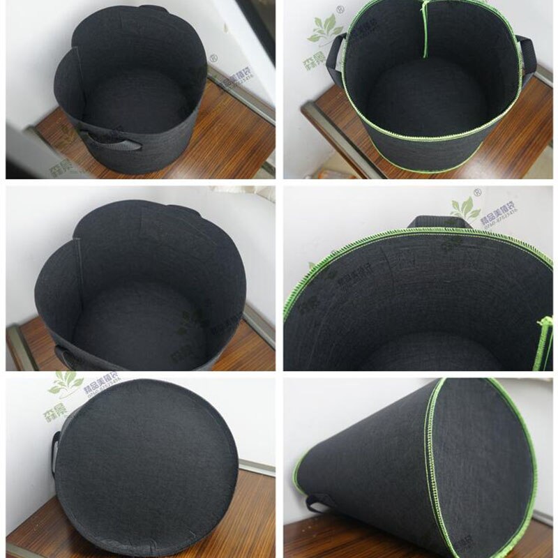 Plant Grow Bags Pot 15 20 25 30 Gallon Home Garden Tools Tree Strawberry Fabric Vegetable Jardin Growing Pots Gardening F20