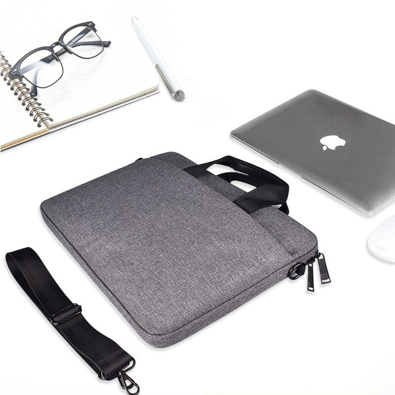 Oyixinger Portable Laptop Briefcase 13.3-15.6Inch Shoulder Computer Bag For Apple Mcabook Xiaomi Huawei Pro Casual Business Bag