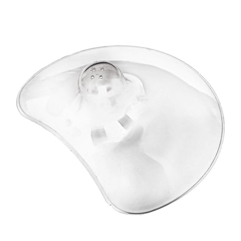 2Pcs Ultra-Thin Silicone Nipple Shields Protectors For Baby Breast Milk Feeding